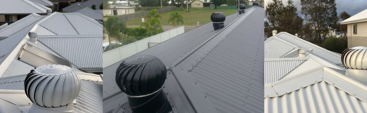 whirlybirds colorbond roof